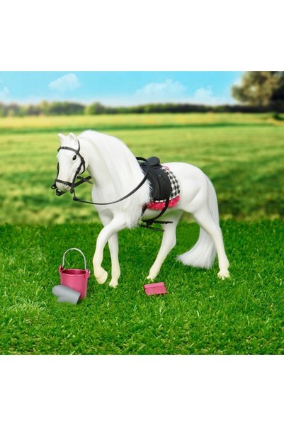 NO BRAND LORI: Cal alb Camarillo cu accesorii 38000