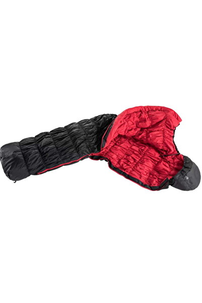 NO BRAND Sac de dormit Deuter Exosphere 0 Large negru, pentru stângaci, mărim...