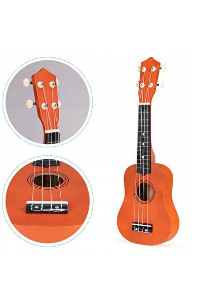 NO BRAND Ukulele pentru copii, din lemn, 4 corzi de nailon, ECOTOYS