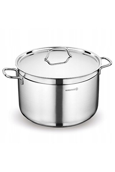 NO BRAND OALĂ + CAPAC DIN OȚEL 18/10 KORKMAZ ALFA 8,5 L 26 CM