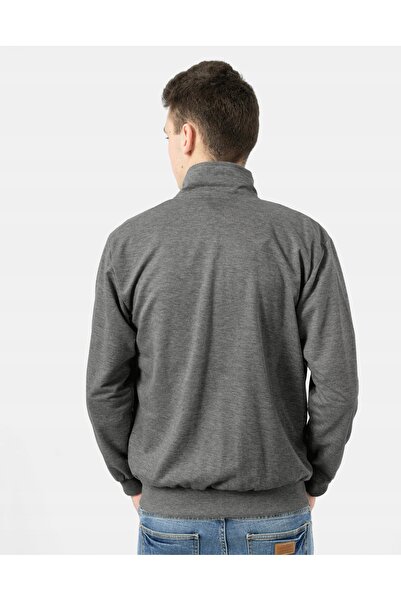NO BRAND Hanorac bărbătesc cu fermoar, mărime mare 2350-3 6XL