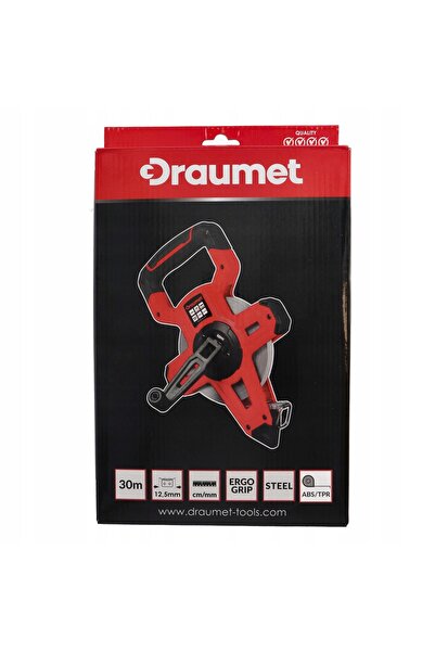 NO BRAND Ruletă DRAUMET de topografie, Oțel ABS, 30m x 12,5mm