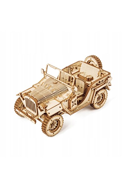 Little Story Puzzle din lemn model 3D - Locomotivă