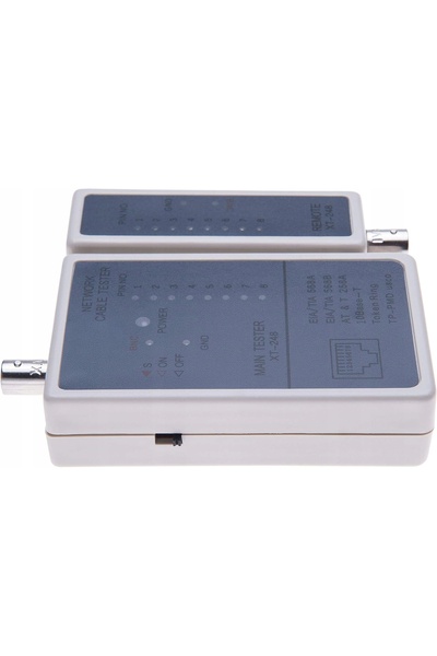 Lechpol Tester de cablu de rețea RJ45 coaxial BNC pentru internet