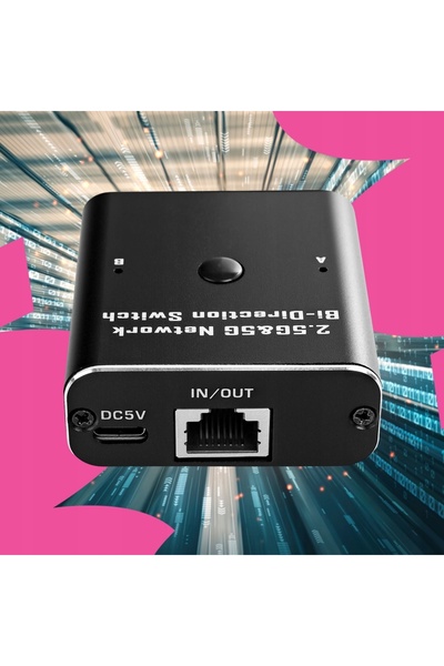 Spacetronik Switch Splitter de rețea LAN RJ45 Gigabit Ethernet 1000 Mbps