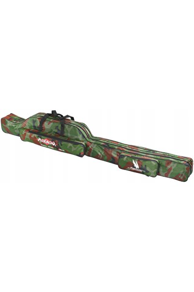 NO BRAND Huse de pescuit MIKADO 2 compartimente camuflaj 120cm