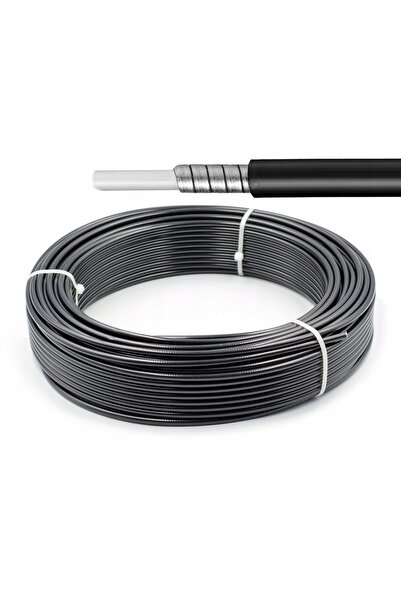 NO BRAND Rolă de garnitură de frână 50m, neagră, împletită, Teflon