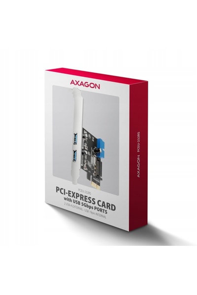 Axagon PCEU-232RS Controler PCIe 2+2x porturi USB 3.2 GEN 1, UASP, SP & LP 15...