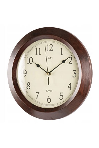 adler 21001 - 29cm - ORZECH - Ceas de perete din lemn