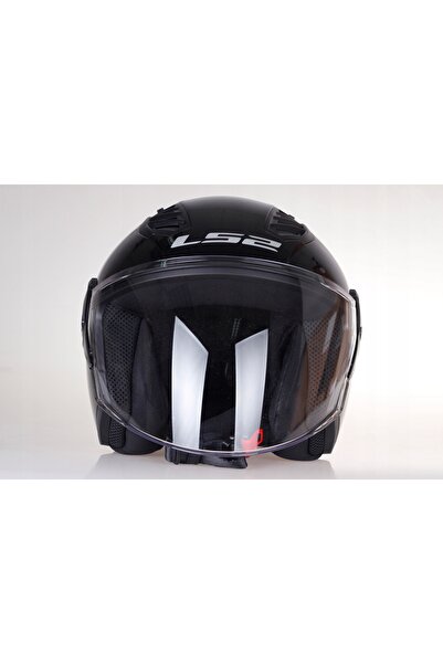 NO BRAND CASCA DESCHISĂ JET LS2 OF616 Airflow II, negru, XXL