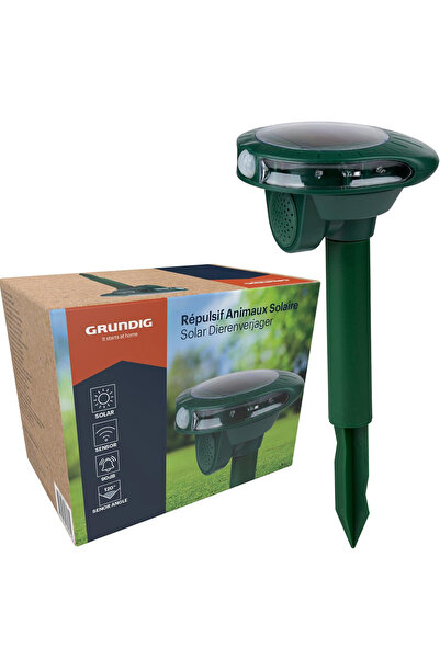 Grundig Dispozitiv solar anti-animale pentru șoareci, câini, păsări, cu senzo...