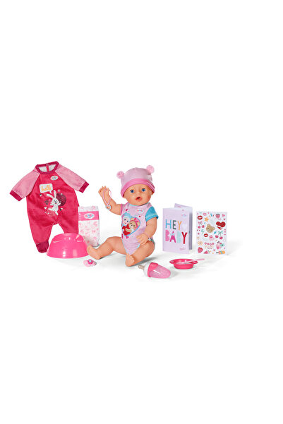 BABY born Păpușă Bobas Emma 43cm + Haine + Accesorii + Set de scutece