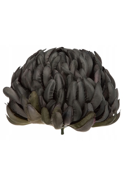 NO BRAND 6X Crizantemă cu cap, model „Mause Grey Premium”