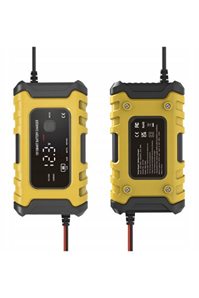 Foxsur Încărcător de baterii, sursă de alimentare automată 12V 6A cu afișaj LCD