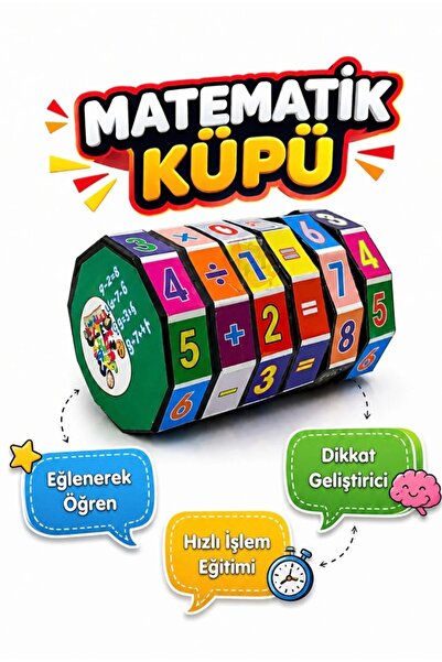 Matametik işlem küpü eğitici küp