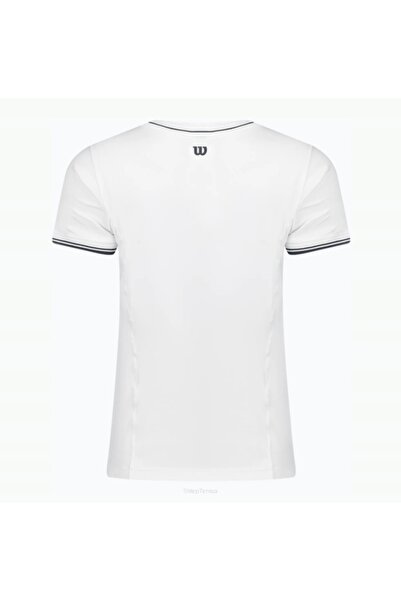 Wilson Tricou de tenis pentru femei, fără cusături, alb, mărimea XL.