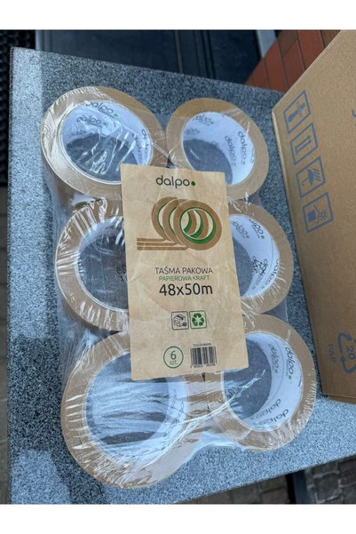 NO BRAND Bandă adezivă Dalpo maro lată 48 mm lungime 50 m 1 buc.