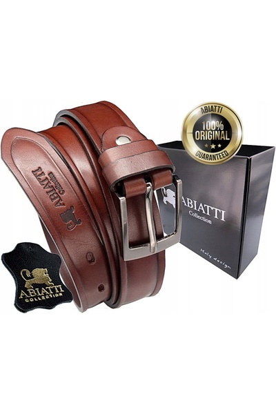 NO BRAND Curea Abiatti maro - bărbătească