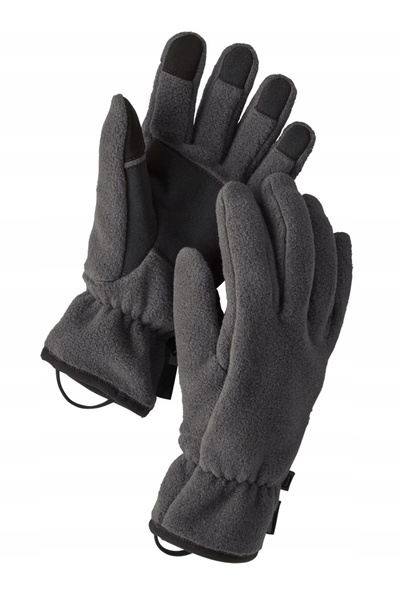Patagonia Mănuși unisex din fleece Synchilla - gri forjat M