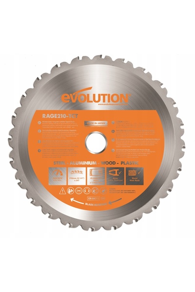 Evolution Rage GW210TCT-30 disc de tăiere de 210 mm