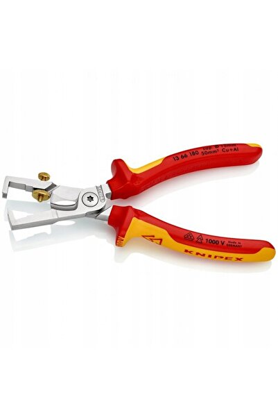 Knipex Clește de dezizolat cabluri cu tăietor de cabluri