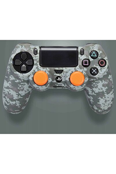 Blade Husă de silicon + Capace analogice pentru controler PS4 - Negru Digital...
