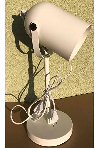 Excellent Houseware Lampă de masă/noptieră cu abajur cu figură de bătrân, met...