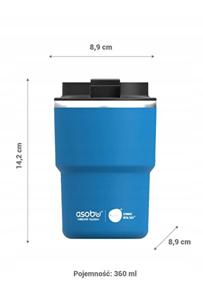 NO BRAND Cană termoizolantă de cafea Asobu Express Tumbler