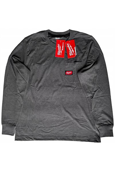Milwaukee TRICOU MĂRIME M GRI CU BORĂNIU MÂNECĂ LUNGĂ 4933478238