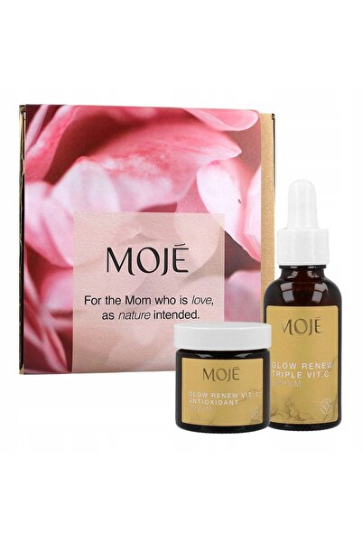 NO BRAND MOJÉ Glow Set (ser 30 ml + cremă 50 ml) – set cadou pentru un ten lu...