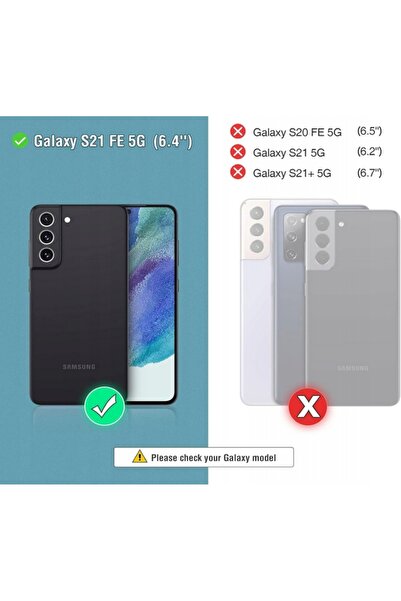 NO BRAND Husă tip portofel OCASE din piele pentru Samsung Galaxy S21 FE Negru