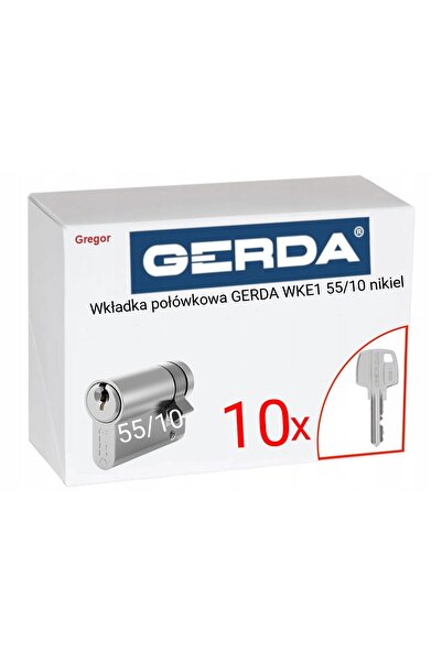 gerda Inserție semicilindrică din nichel WK-E1 55/10 - 3 chei