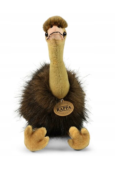 NO BRAND Rappa 242784 Jucărie de pluș în formă de pasăre emu, 28 cm