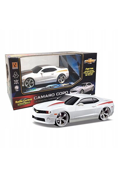 Artyk Mașină cu telecomandă RC Camaro Copo 18cm, Albă, Pentru copii 8+