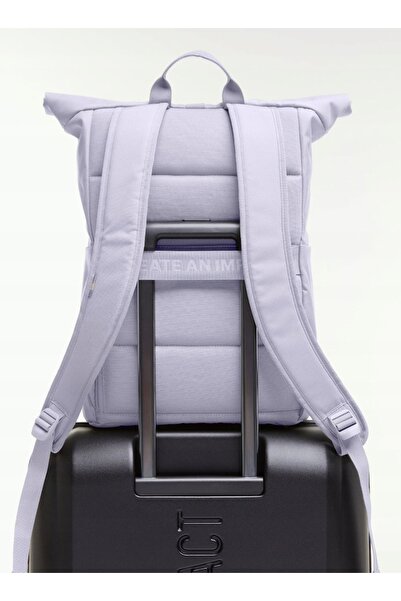 NO BRAND GOT BAG Rucsac urban Rolltop Easy monocrom - mov coral