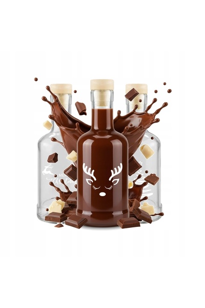 NO BRAND 10x STICLĂRI DE BĂUTURI ALCOOLICE PRESENT TADEK 250ml cu DESIGN DE S...