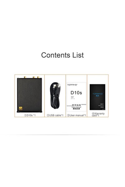 NO BRAND Topping D10s (Srebrny) | DAC USB | ES9038Q2M | DSD256