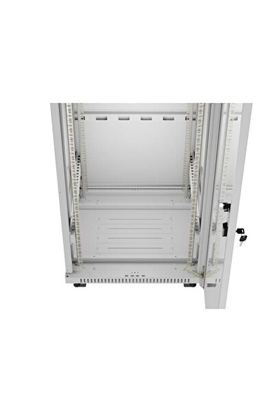 Lanberg Dulap rack tip stand 19 " 32U 600x600 uși glisante gri