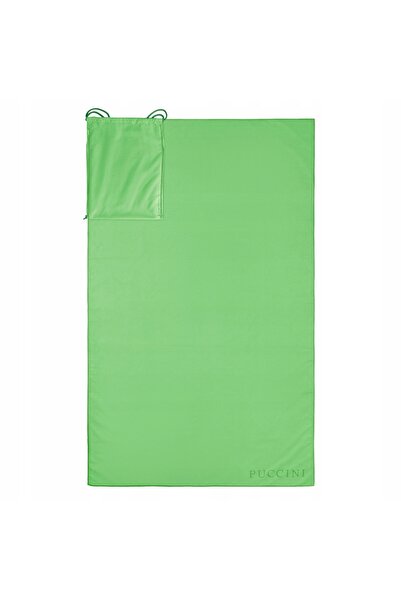 NO BRAND Prosop cu uscare rapidă cu husă Puccini Summer – verde