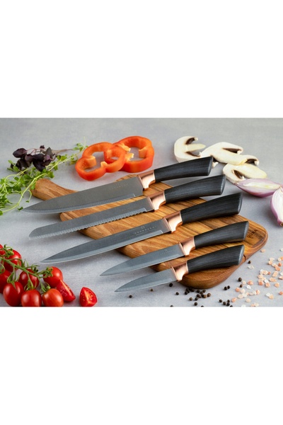 NO BRAND SET CUȚITE FUNCȚIONALE 5 buc. EDENBERG STAND 5112 (R-25)