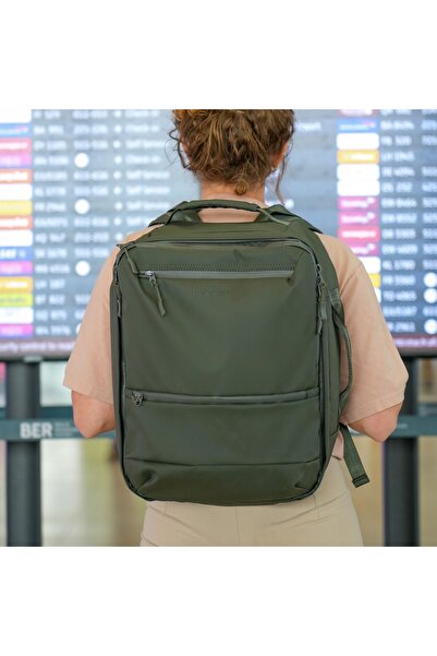 NO BRAND Rucsac de mână pentru Ryanair Wizz Air Puccini Jetzy M - Verde