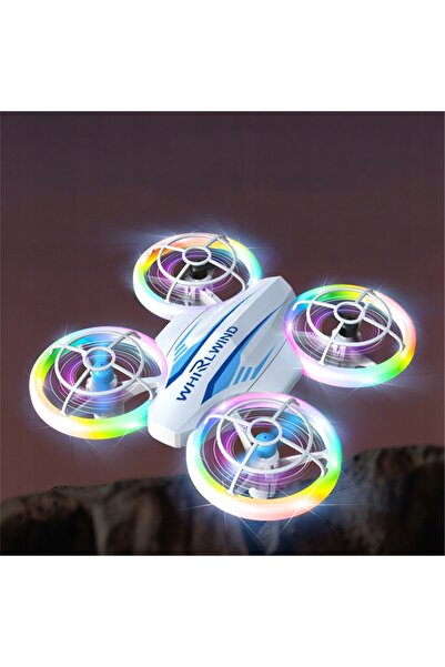 NO BRAND Mini Dronă cu Lumină LED pentru Acrobații 360° °   Cadou pentru copi...