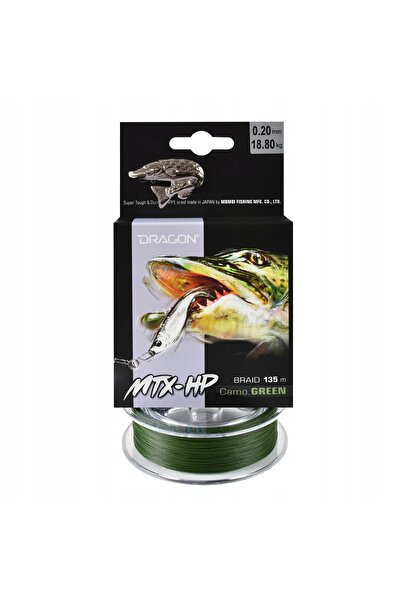 Dragon Fir împletit MTX-HP Camo.GREEN / Momoi 0.20 mm/18.80 kg verde 135 m