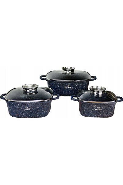 NO BRAND Set de oale zilner din aluminiu 6 piese. 7077