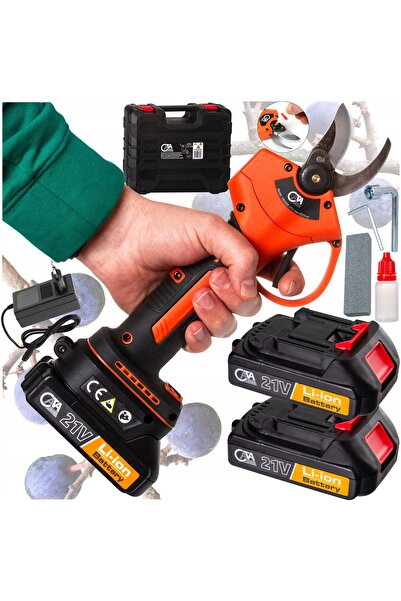 Cata Foarfecă electrică de tăiat, trimmer de gard viu cu acumulator, foarfecă...