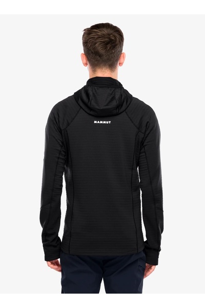 Mammut Bluză de trekking Taiss ML cu glugă - negru M