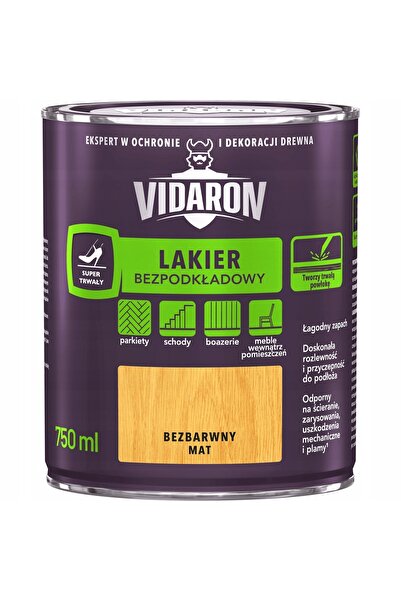 NO BRAND Vidaron Lac pentru parchet fără primer Mat 0.75L