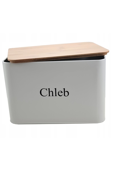 KRISBERG Set Chlebak din bambus alb