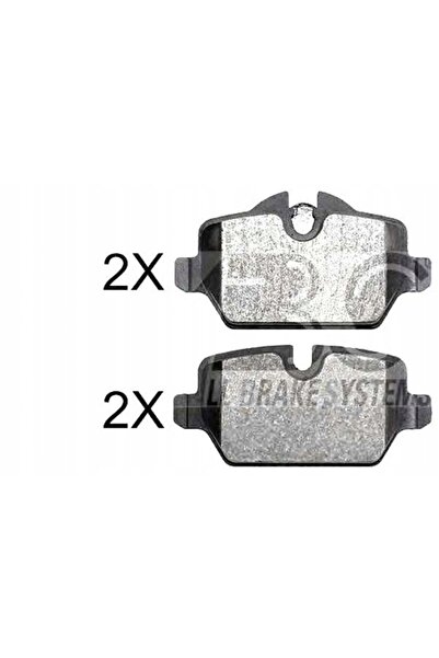 NO BRAND Plăcuțe de frână A.B.S. 37883 Mini Cooper S 06- spate