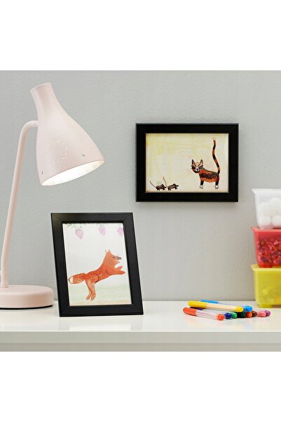NO BRAND Ramă foto IKEA FISKBO 13x18 negru, set COMPLET de 4 piese